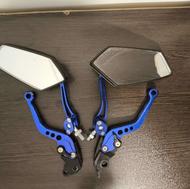 آینه و دسته ترمز کلیک 150 آبی درباری