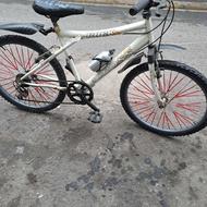 دوچرخه سایز 24 دنده ای مارک کراس کاملا سالم و مرتب