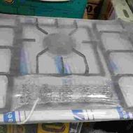 اجاق گاز صفحه ای استیل 5شعله کاملا نو پلمپ