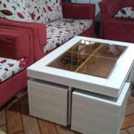 فروش مبلمان راحتی با میز عسلی