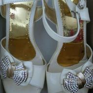 کفش مجلسی رنگ شیری