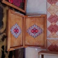 سینی چوبی وظروف چوبی و قهوه خوری