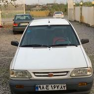 پراید بنزینی 1386 سفید