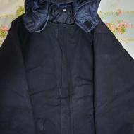 کاپشن کتان کلاه دار