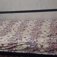 تخت فلزی دو طبقه همراه با تشک