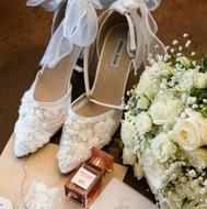 کفش عروس شخصی دوزی شده