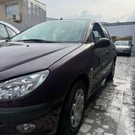 پژو 206 (تیپ2) 1396 بادمجونی