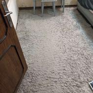 فرش خز بلند طوسی