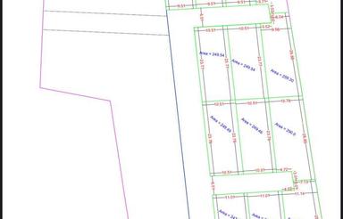 فروش زمین چسبیده به بافت به صورت یک جا و قطعه بندی شده