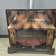 بخاری گازی طرح شومینه