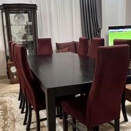 میز غذاخوری 8 نفره کارکرده سالم