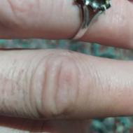 انگشتر نقره زنانه کد 925 نگین یاقوت سرخ