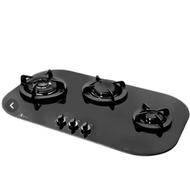 اجاق گاز سه شعله شیشه ای رومیزی توکار اخوان