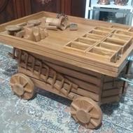 گاری فانتزی کامل چوب چنار