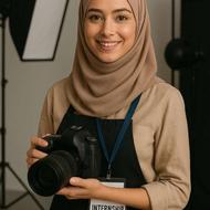 کار آموز خانم جهت کار در عکاسی