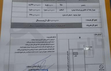 زمین وباغ هزارمتر ویکک ساعت آب