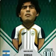 کارت کیمدی مارادونا عالی بسیار خوب