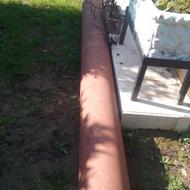 لوله آهنی 6متری نو نو ضد زنگ هم خورده