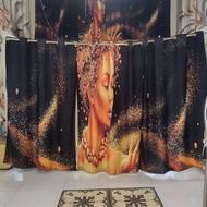 پرده درحد نو با میله پرده جنس عالی