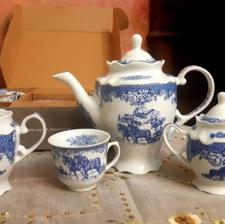 صبحانه خوری چینی قلم آبی ولیچ