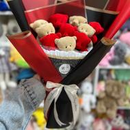 بوکت خرسی ودسته گل خرسی