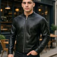 کاپشن چرم مردانه مناسب شیک پوشان