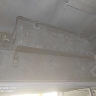 جعبه ابزار فلزی و جعبه مهمات عطیقه چوب فلز