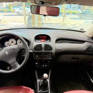 پژو 206 تیپ 5 مدل 95 سفید چند لکه رنگ