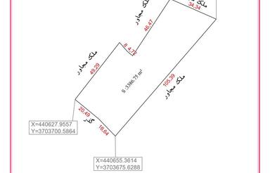فروش زمین 3400 متری کشاورزی و مزروعی در گوگد