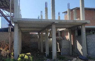 175 متر زمین به همراه ساختمان نیمه کاره