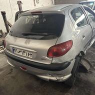 پژو206تیپ2تصادفی