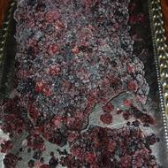 تمشک جنگلی فریزری تمیز شده خوشمزه