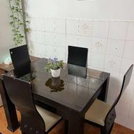 میز ناهارخوری چوبی 4نفره