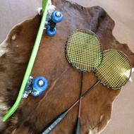 اسکیت برد ، راکت تنیس