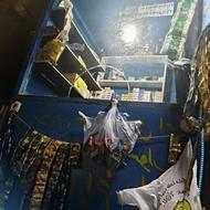 فروش فوری دکه اهنی 1در1 چرخ دار قابل حمل باکولر گازی به فروش