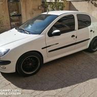 پژو 206 Sdسفید90 پلمپ دوگانه سوز TU5