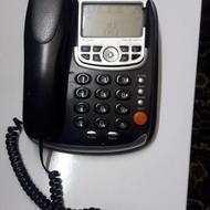 تلفن ثابت سیاه کارکرده