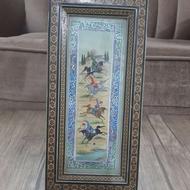 تابلو خاتم طرح شکارگاه