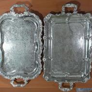 سینی برنزی سرو پایه دار ایران کادو