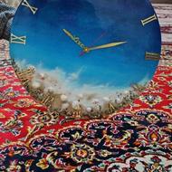 ساعت دست ساز با رزین کار باارزش