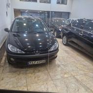 پژو 206 SD (صندوق دار) 1394 مشکی