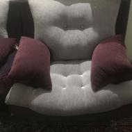 مبل راحتی 1 نفره ود3 نفره(کاملا سالم)