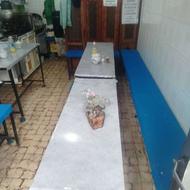 میز ونیمکت وقلیون کافه