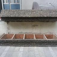 بدنه بالا و پایین اکواریوم چوبی