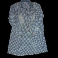 پیراهن مانتویی جنس لی ترک