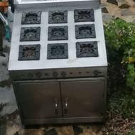 گاز نه شعله کته پز گارد استیل