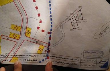 زمین به مساحت 233متر در روستای ترک محله آینده دار