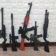 حراج انواع تفنگ اسباب بازی سایز بزرگ و کوچک