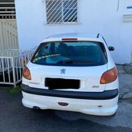 پژو 206 تیپ 2 بی رنگ