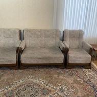 مبل 7نفره تمیز بدون شکستگی